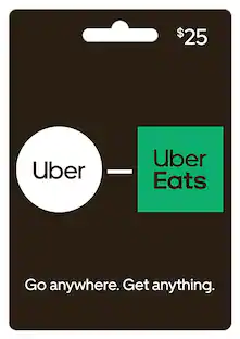 Uber gift card