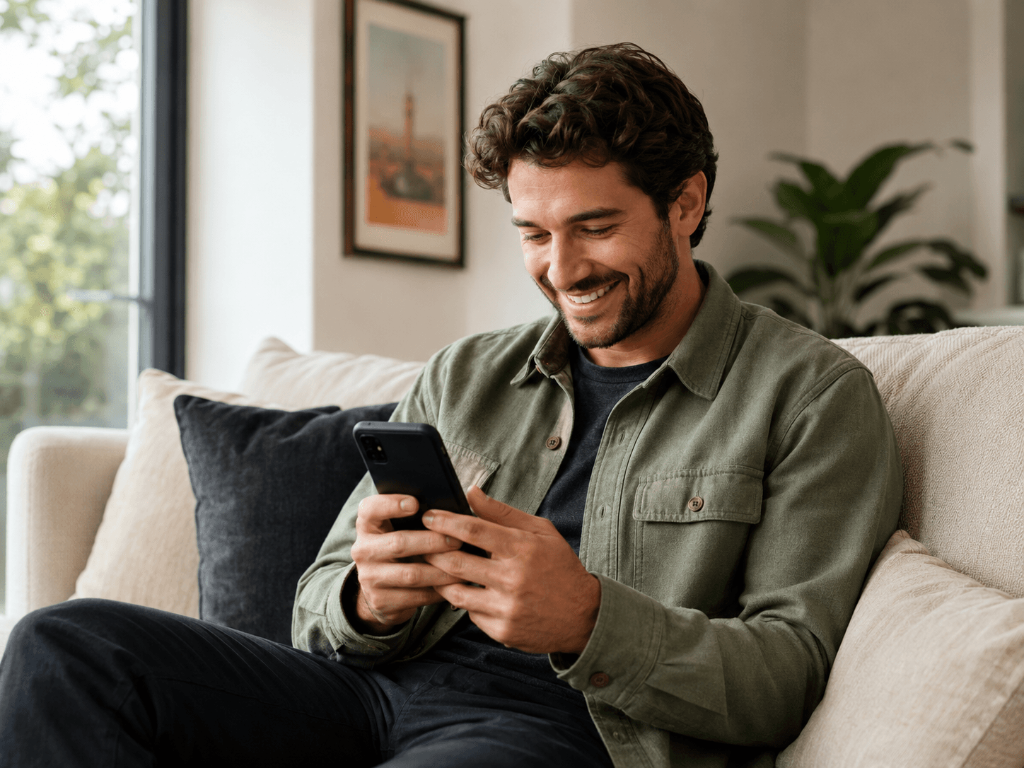 Someone reviewing a thoughtfully curated gift on their phone